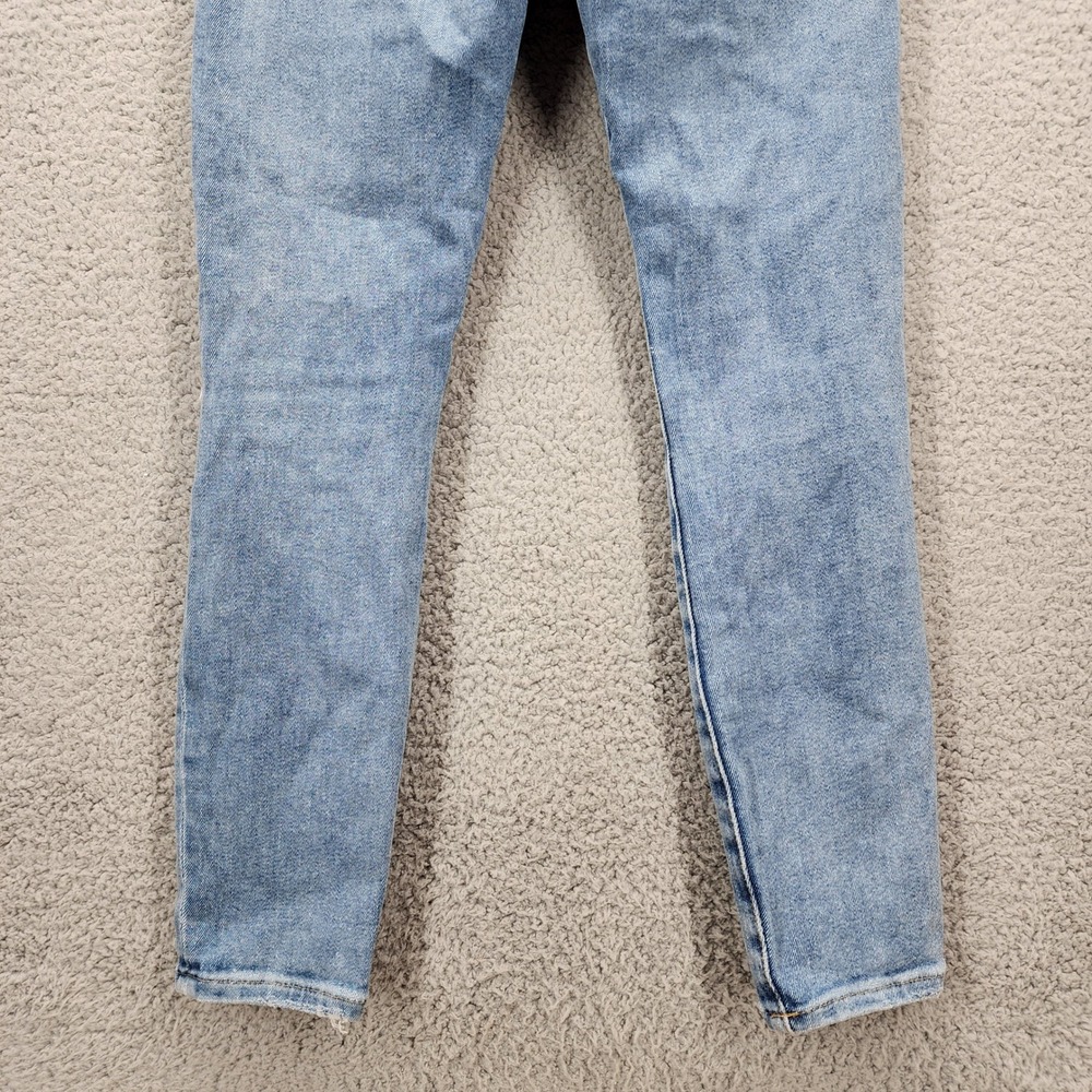 Good American Women's 2/26 Medium Wash Blue Denim Distressed‎ Jeans - Picture 12 of 13